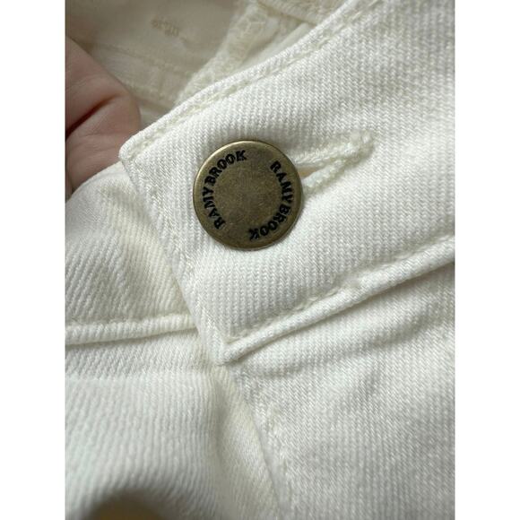 Ramy Brook NWT Langley White High Rise Ankle Jeans size 24 - Picture 12 of 15